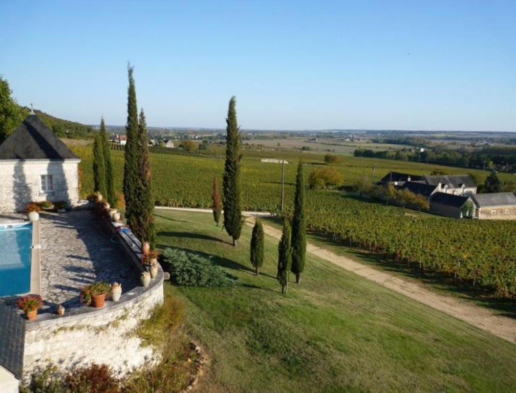 Bed and Breakfast Domaine Beausejour Panzoult Exterior foto