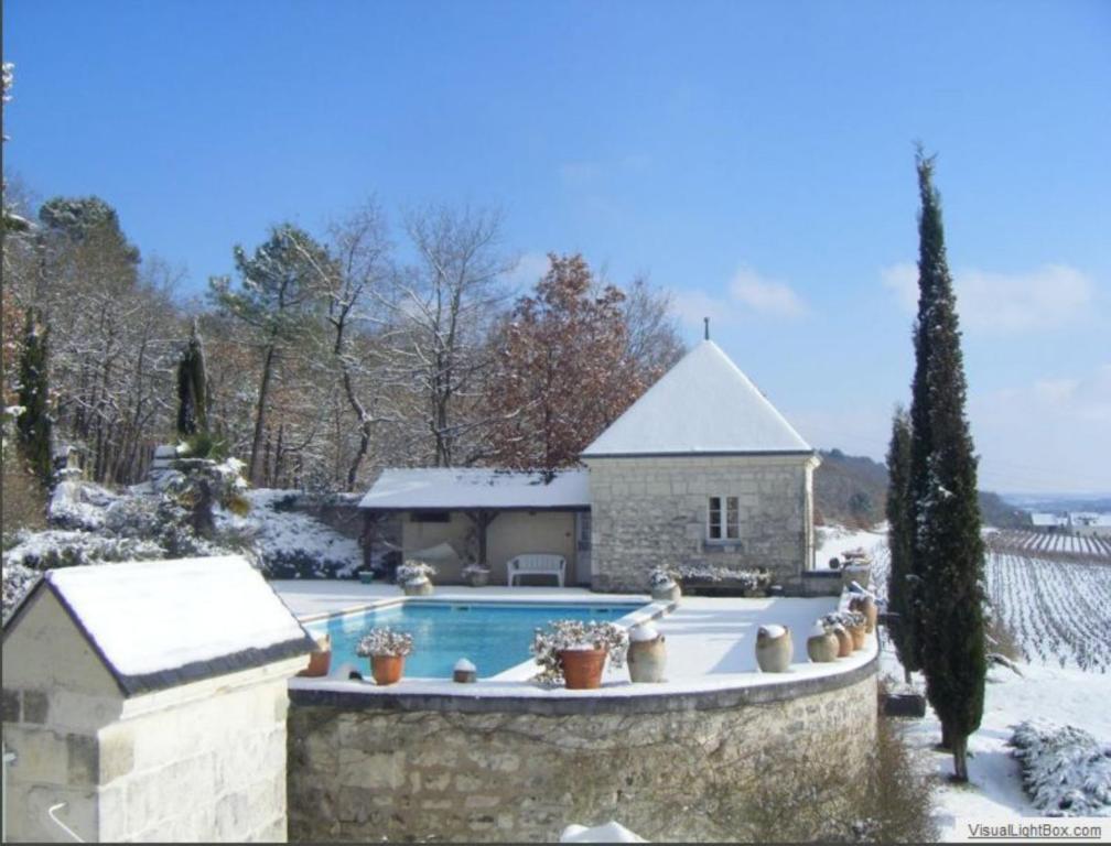 Bed and Breakfast Domaine Beausejour Panzoult Exterior foto